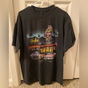 Brandy Melville Black Rita Al's Burger Shop Shirt